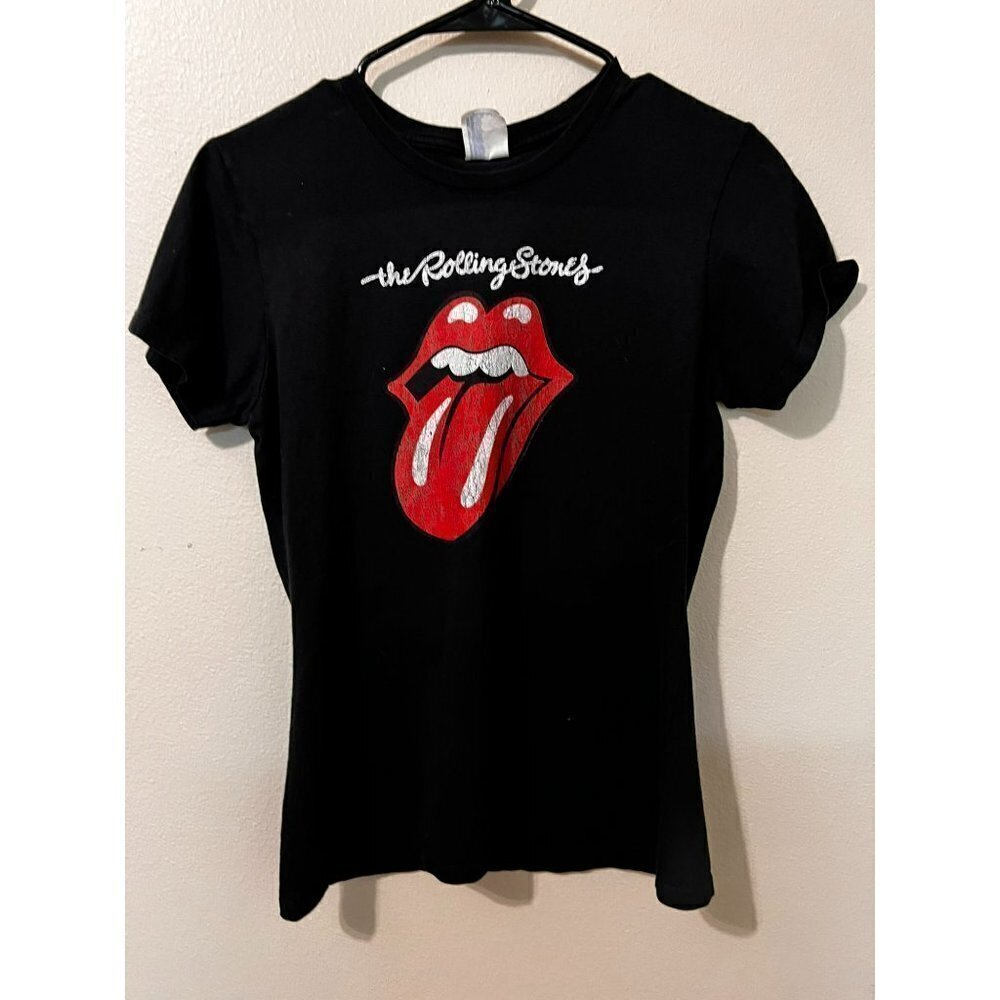 Women's The Rolling Stones Black T Shirt Size S